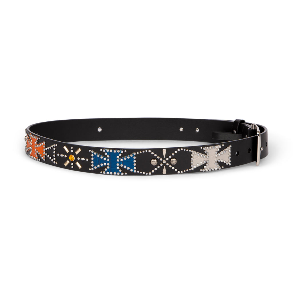 Multicolor Dédé Studded Belt