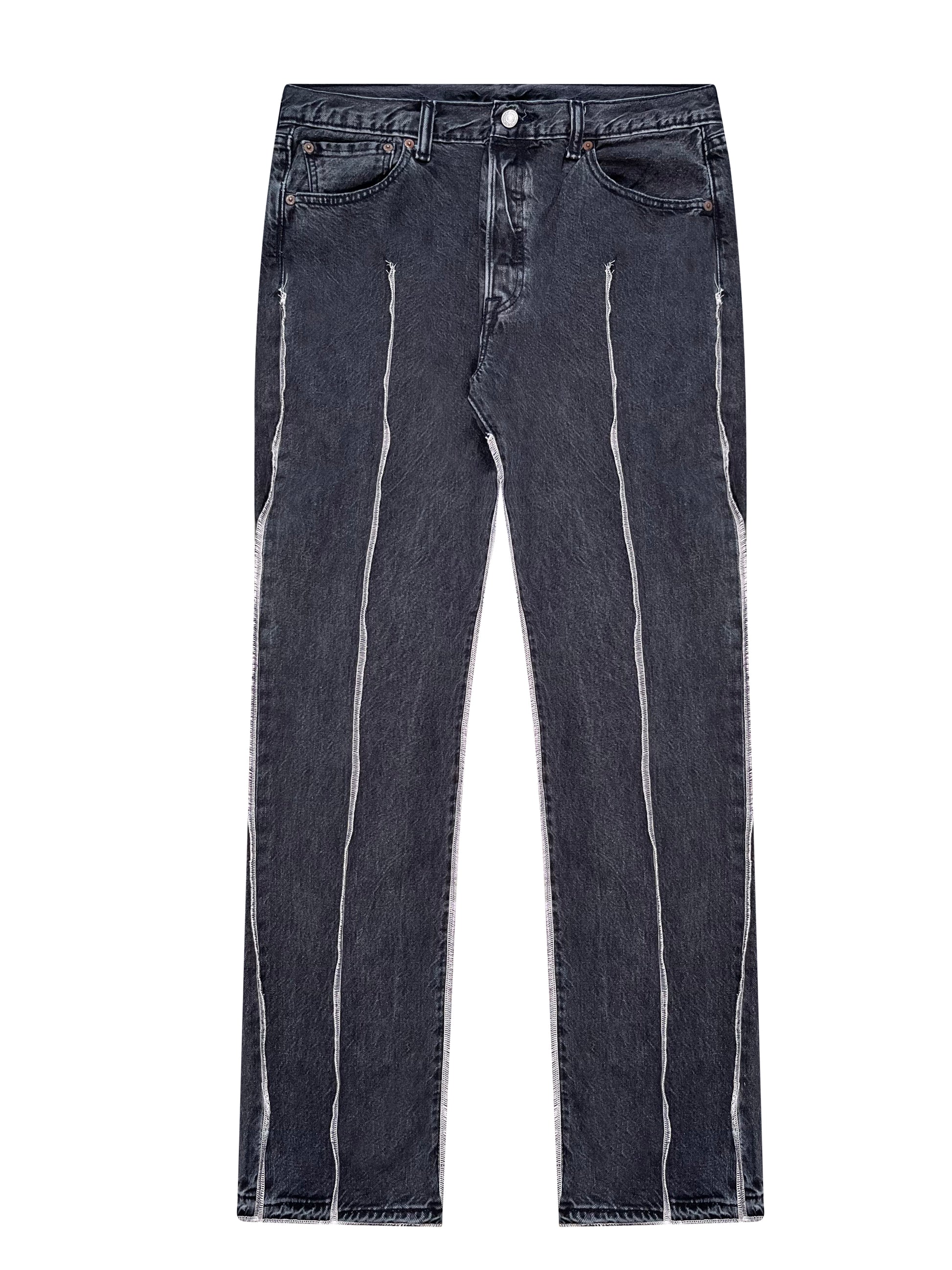 LE NOIR PLEATED JEANS